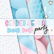 Reminisce Gender Reveal Party logo