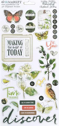 49 And Market Vintage Artistry Naturalist CB Stickers