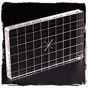 Apple Pie Memories acrylic block with grids
