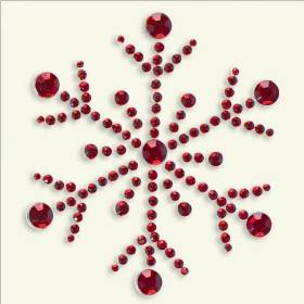 BasicGrey Bling It Snowflake Ruby