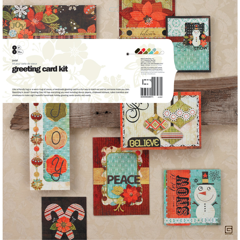 BasicGrey Jovial Greeting Card Kit