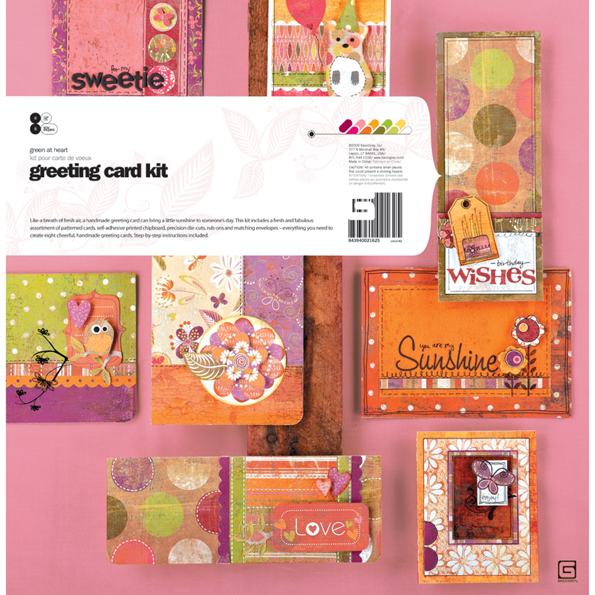 BasicGrey Green At Heart Card Kit
