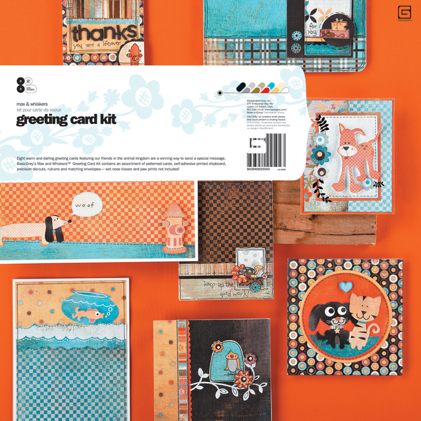 BasicGrey Max & Whiskers Card Kit