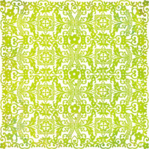 BasicGrey Lemonade Doilies Tablecloth Green