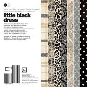Basic Grey Little Black Dress 6x6 Paper Pad