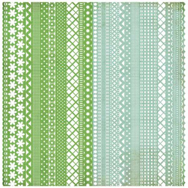 BasicGrey Nook & Pantry Doilies Green Blue