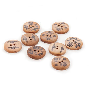 Basic Grey Picadilly Wooden Buttons