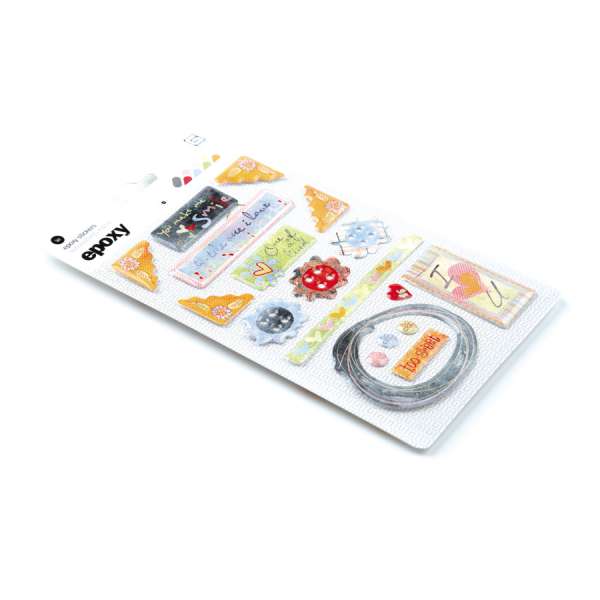 BasicGrey Sugar Rush Epoxy Stickers