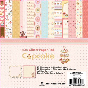 Best Creation Cupcake 6x6 Paper Pad