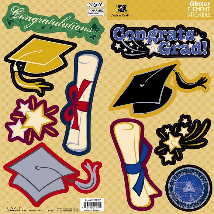 Best Creation Graduation Element Stickers