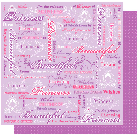 Best Creation Glittered Once Upon A Dream Princess Words
