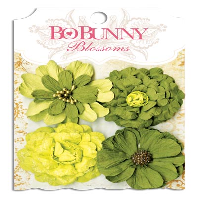 Bo Bunny Blossoms Clover Zinnia