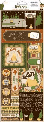 Bo Bunny Camp-A-Lot Fireside Fun CS Sticker