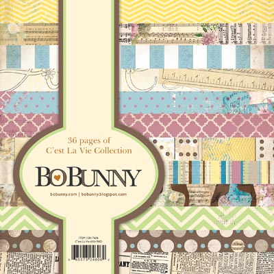 Bo Bunny C'est la Vie 6x6 Paper Pad