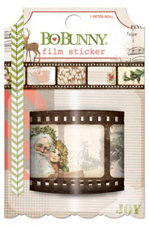 Bo Bunny Christmas Collage Film Stickers