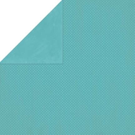 Bo Bunny Double Dot Cardstock Aquamarine