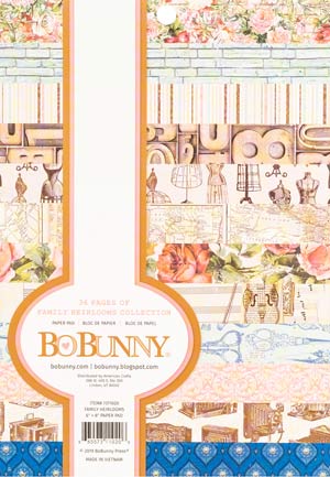 Bo Bunny Family Heirlooms 6x8 Paper Pad