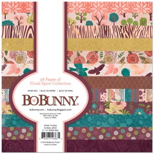 Bo Bunny Floral Spice 6x6 Paper Pad