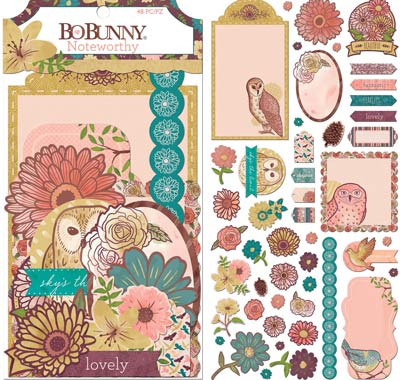 Bo Bunny Floral Spice Noteworthy