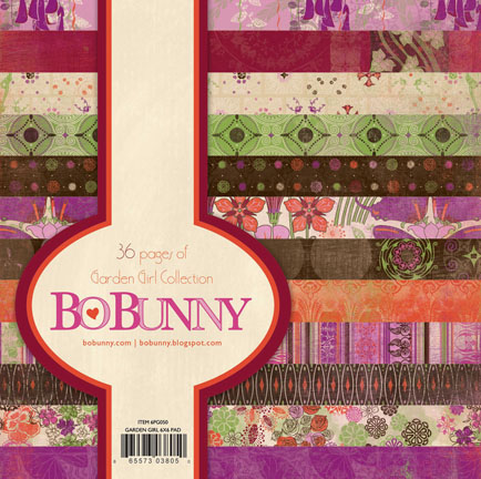 Bo Bunny Garden Girl 6x6 Paper Pad