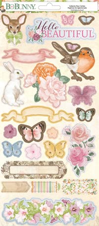 Bo Bunny Garden Grove 6x12 Sticker