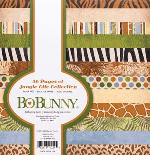 Bo Bunny Jungle Life 6x6 Paper Pad