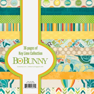 Bo Bunny Key Lime 6x6 Paper Pad