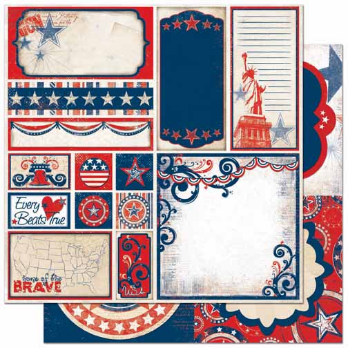 Bo Bunny Liberty Cut Outs