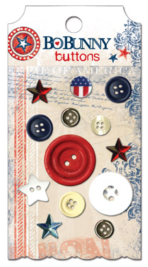 Bo Bunny Liberty Buttons