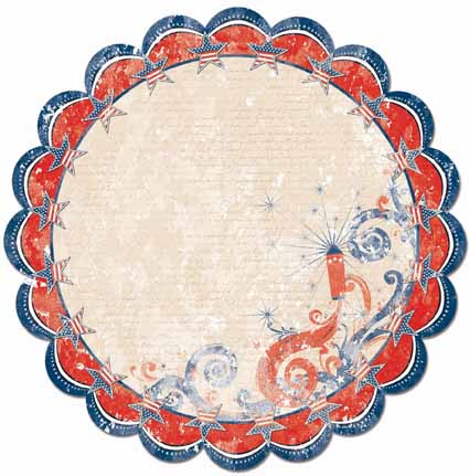 Bo Bunny Liberty Independence Die Cut