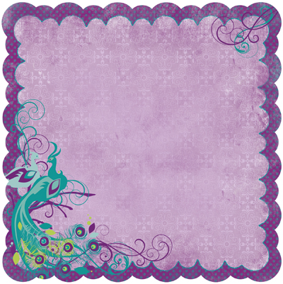 Bo Bunny Peacock Lane Lovebirds Die Cut