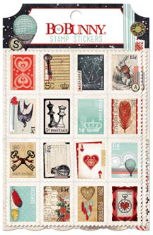 Bo Bunny Star-Crossed Stamp Stickers