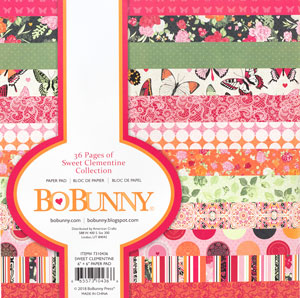 Bo Bunny Sweet Clementine 6x6 Paper Pad