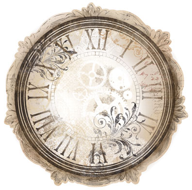 Bo Bunny Timepiece Clockwork Die Cut