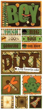 Bo Bunny U Bug Me Bug Boy CS Sticker