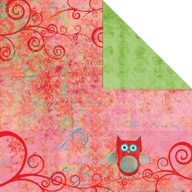 Creative Imaginations Boho Baby Girl Owl