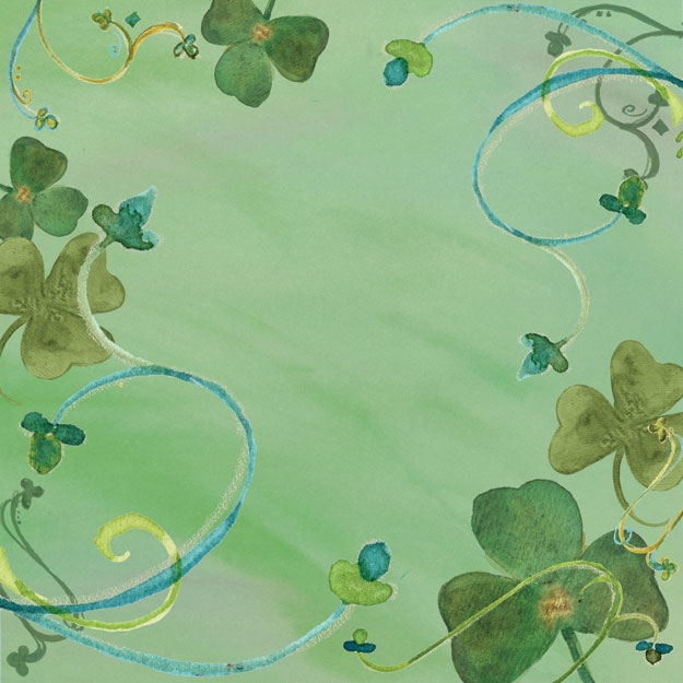 Creative Imaginations Emerald Isle Shamrock
