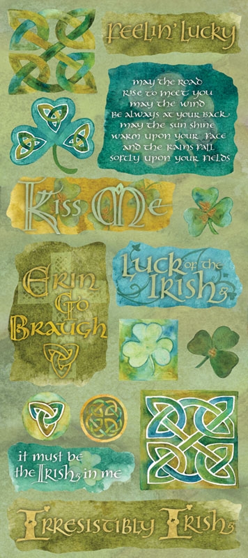 Creative Imaginations Emerald Isle Jumbo CS Sticker