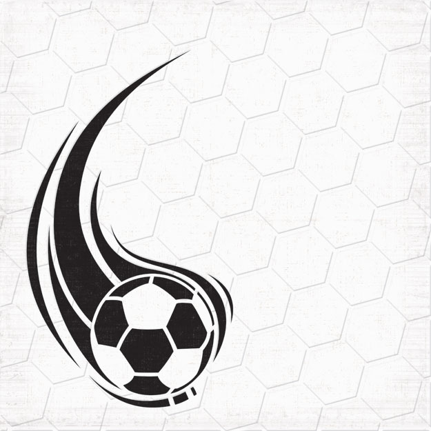 Creative Imaginations Goal Soccer Embossed