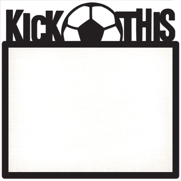 Creative Imaginations Goal Soccer Kick This Diecut