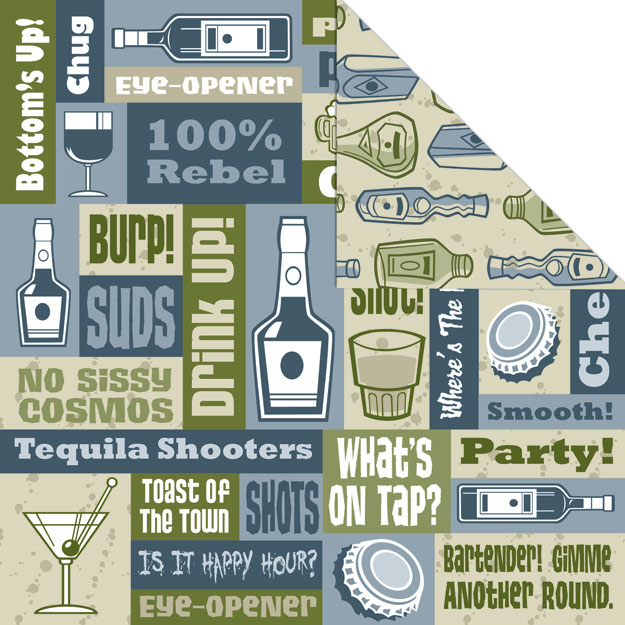 Creative Imaginations Be A Man Happy Hour 