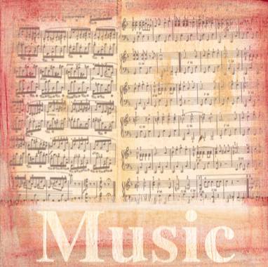Creative Imaginations Harmony Music Paper