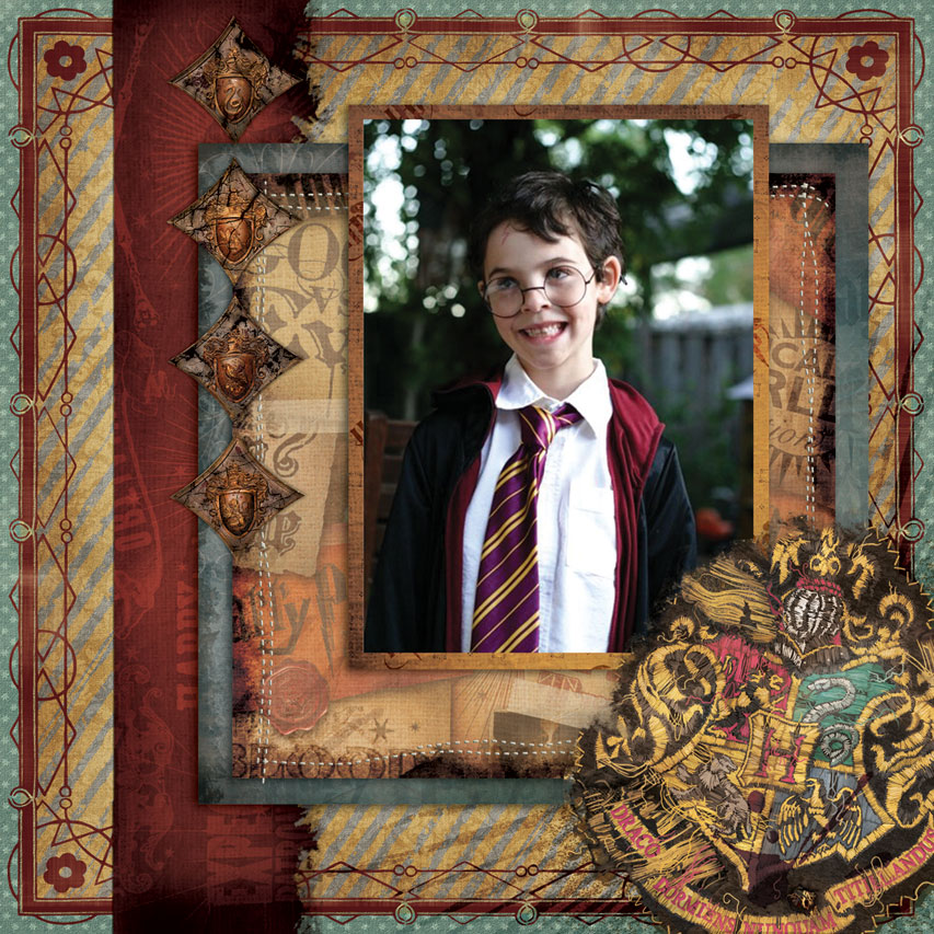 Creative Imaginations Harry Potter Sample layout