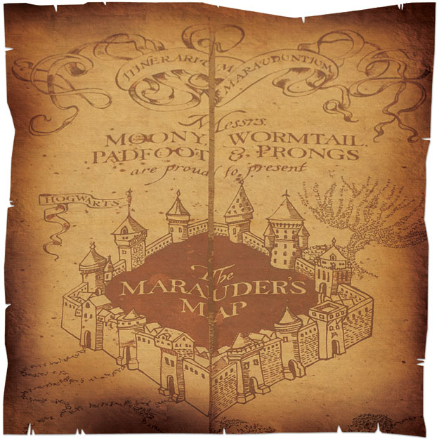 Creative Imaginations Harry Potter Marauders Map