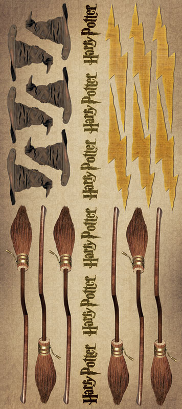 Creative Imaginations Harry Potter Invitation Stickers
