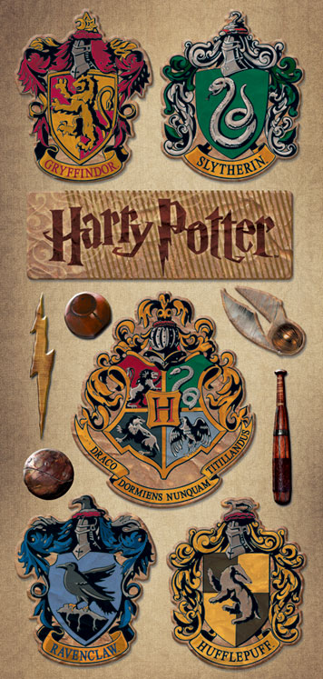Creative Imaginations Harry Potter Chipboard Stickers
