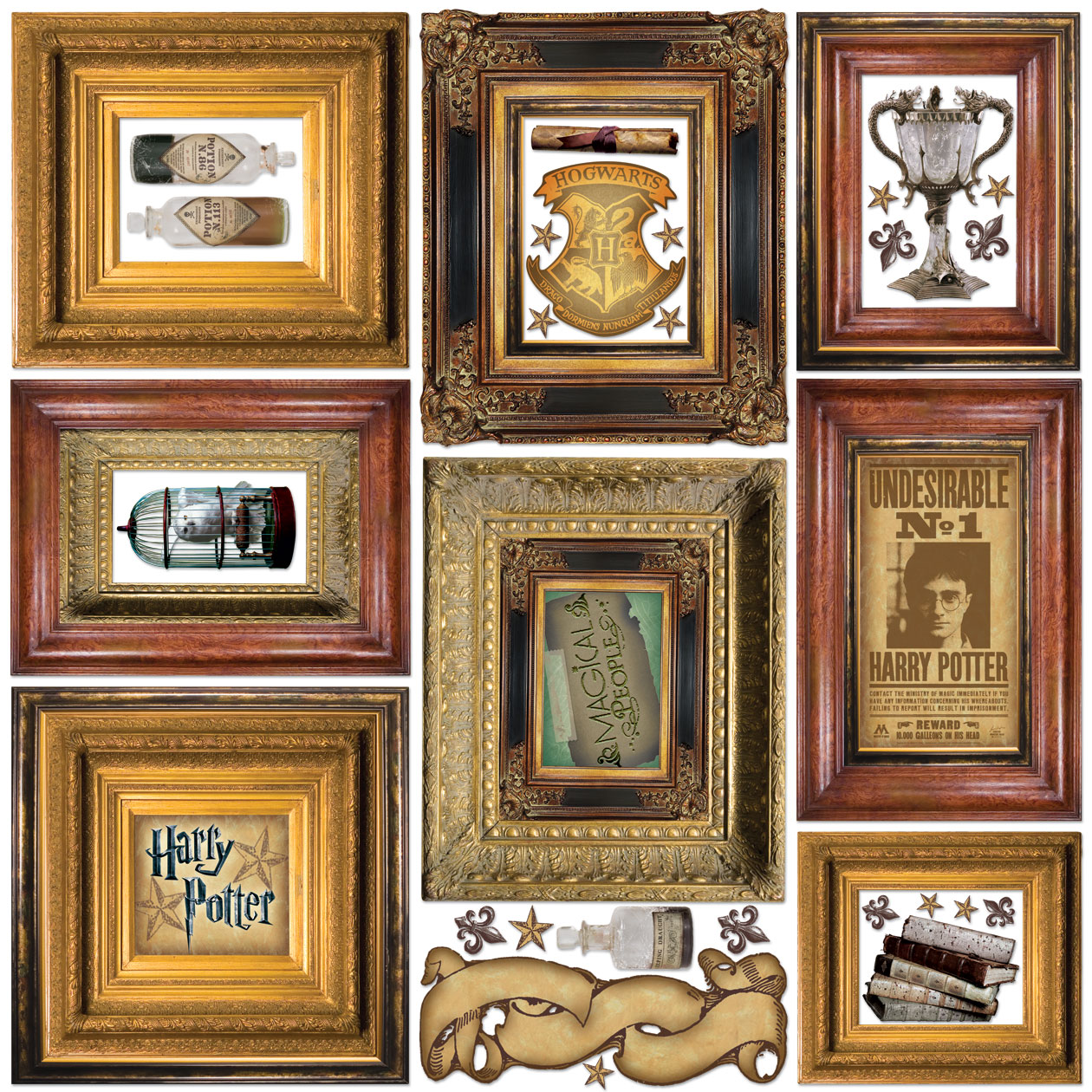 Creative Imaginations Harry Potter Die Cut Cardstock Shapes