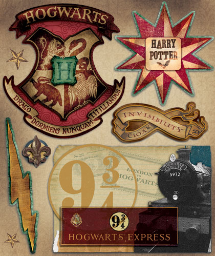 Creative Imaginations Harry Potter Layered Stickers