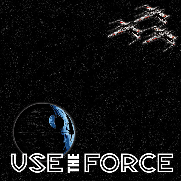 Creative Imaginations Star Wars X-Wing Foil Paper