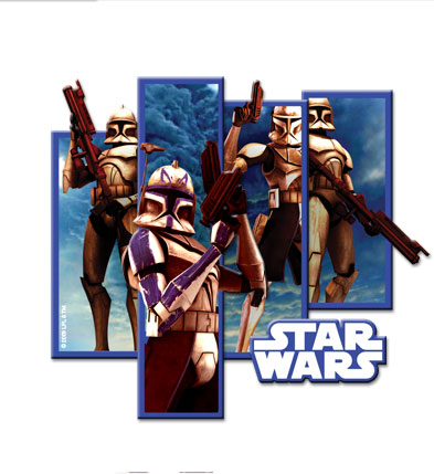 Creative Imaginations Star Wars Clone Wars Layered Chipboard